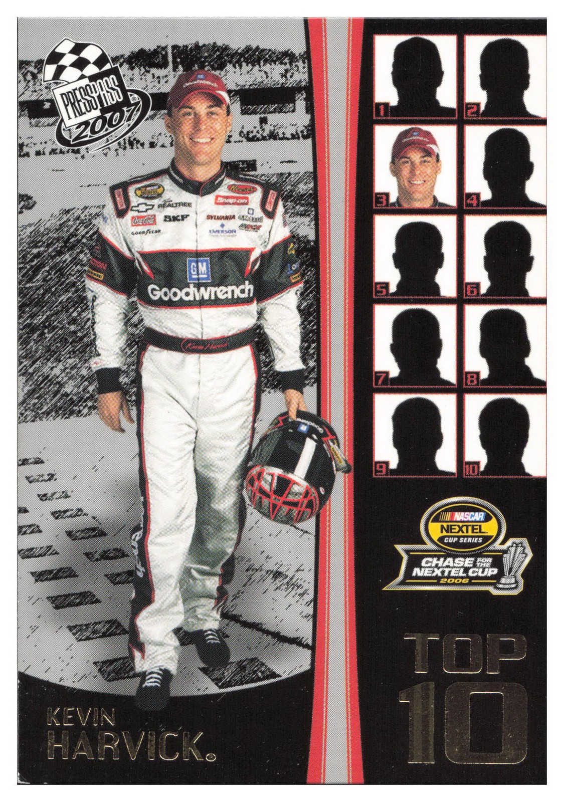 2007 Press Pass #G110 Kevin Harvick Gold