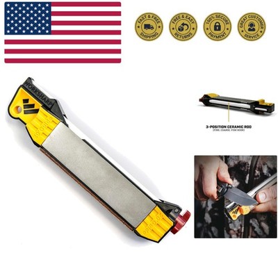 Guided Field Sharpener, Compact Travel Knife Sharpener Tool