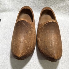 Old Vintage Wood Holland Dutch Clogs Dutch Wood Shoes Hand Carved