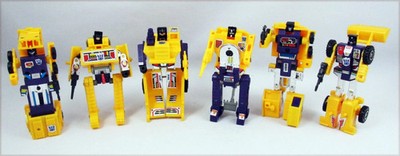 Transformers G1 - Constructicon - Komplettset mit 6 Figuren (Exklusiv Europa