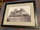 Atlantic House - Nantasket Beach, MA 1880s Reprint B&W Photo Framed & Matted — photo 2