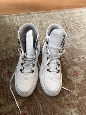 Bogner Ottawa Boots Women s Size 40 Us 9.5-10 White Imamade In Italy NWOB 