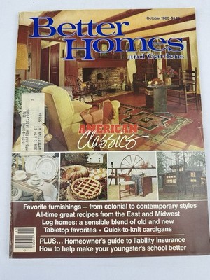 Better Homes & Gardens Oct 1980 DIY women's mag household hints