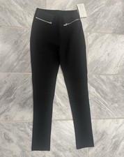 NWT Zara Women  s Black Body Shaping Basic Leggings Size Small