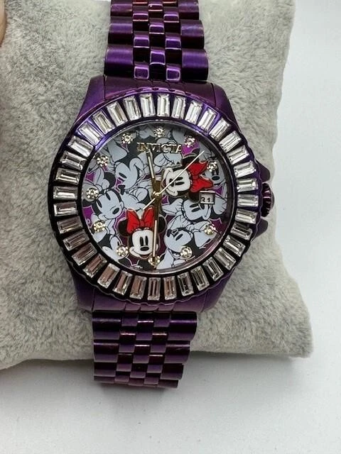 Invicta Disney Purple Tone Minnie Mouse Limited Edition 41355 Quartz Date Watch - Image 3 of 4