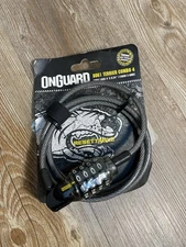 OnGuard Terrier Combo 4' By 6mm Diameter Resetteble Combo Cable Lock