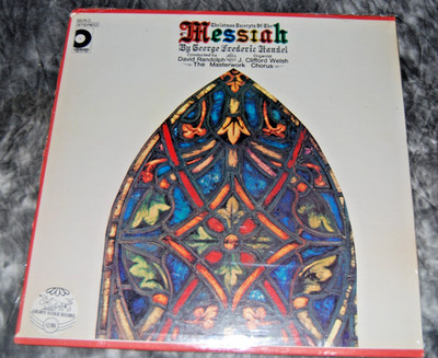 Sealed Christmas Excerpts of the Messiah By George Fredric Handel 1965 Record LP
