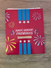 Dépliant de feux d'artifice dragon magique pour support de feux d'artifice