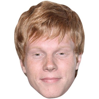 Adam Hicks (Smile) Celebrity Mask, Flat Card Face, Fancy Dress Mask