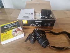 Nikon D3100 DSLR Camera Kit + 18-55mm VR Lens Boxed + Batteries + Book