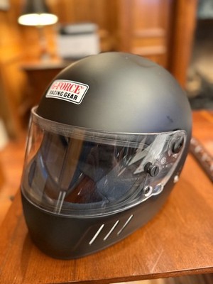 G-Force Racing Gear SA2005 Snell Full Face Racing Helmet Large with HANS Posts