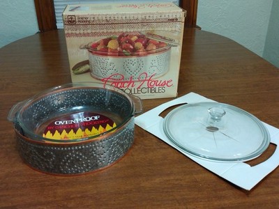 Anchor Hacking Coach House Collectibles Casserole Set W/Cover H400/18