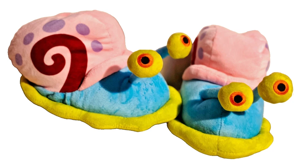 Sponge Bob -  Hausschuhe – Schnecken  - Slipper – Plüsch