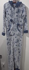 HARRY POTTER HOGWARTS 1 PIECE PJ SLEEPER ADULT S SMALL