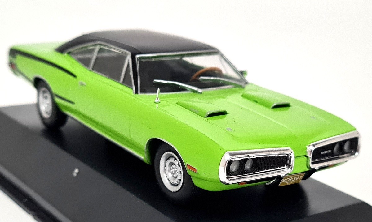 Atlas 1/43 Dodge Coronet Super Bee 1970 Green Diecast Scale Model Car