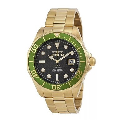 Invicta Pro Diver Men's Quartz Gold Stainless Steel Watch 14358