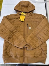 Carhartt Men  s Rain Defender Lightweight Insulated Hooded Jacket