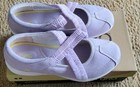 Ryka Canvas Slip-on Criss Cross Strap Shoes Lavender 8.5W New QVC A98065  — photo 2