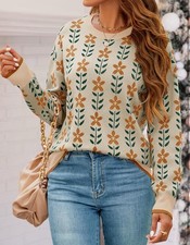 Floral Style Sweater