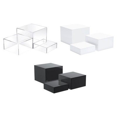3x Buffet Riser Essen Display Ständer mit Hohlboden Gastronomie Dessert Tisch