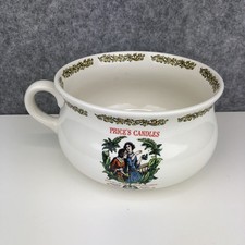 Vintage Lord Nelson Pottery Hand Crafted Advertising Chamber Pot Bovril Quaker