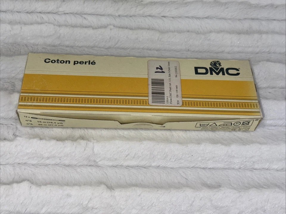 DMC Pearl Cotton (Coton Perle) Size 3 Color 500 Dark Green 12 skeins - Image 4 of 4