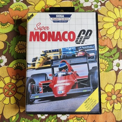 Super Monaco GP Sega Master System Complete in Box CIB NTSC US Release