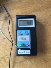 Micro Therm Digital Thermocouple Thermometer Type K With Probe & Case