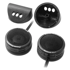 Power Acoustik NB-1 NB Series 1" 2-Way 200W 4 Ohm Polypropylene Dome Tweeters