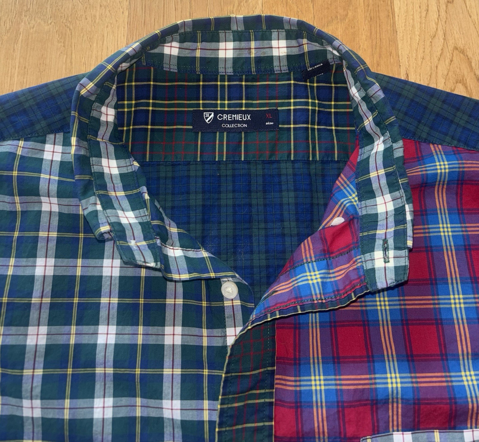 Cremieux Collection Plaid Patchwork Colorblock Lo… - image 2