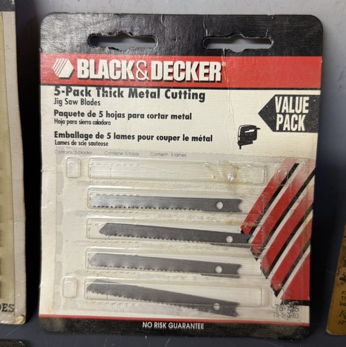 Vintage Lot (75+) Jigsaw Blades & Others w/ Bosch, DeWalt, Remington Rod Saw ++ - 第 3/13 張圖片