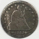 1855-S Seated Liberty Quarter - Details
