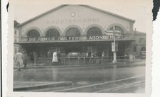 1946 USAAF aviador Simonini Suiza foto Berna concurrida estación principal de tren