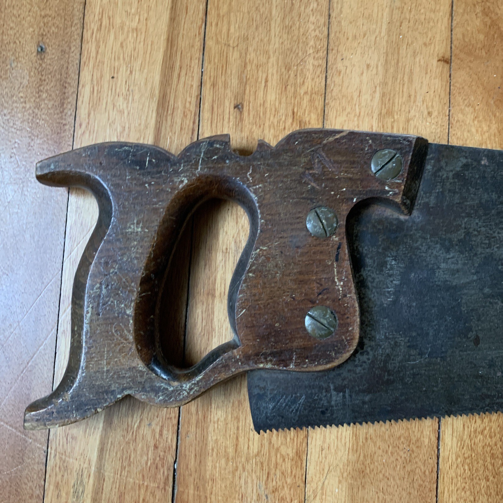 Vintage 20” Hand Saw Warranted Superior with Eagle Medallion Carved Handle eBay