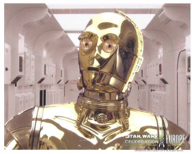C-3PO Anthony Daniels Official Pix 8x10 Licensed Photo Star Wars
