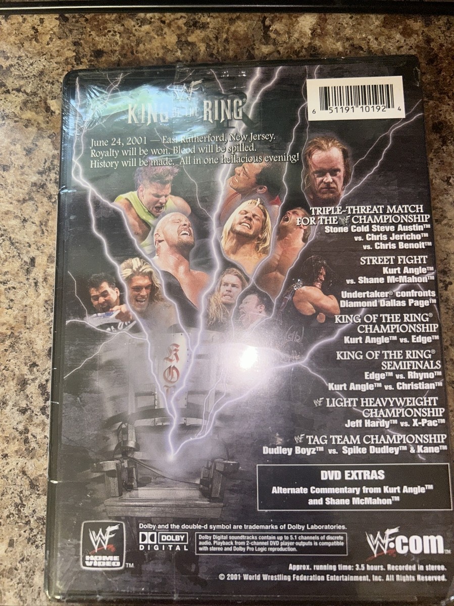 WWF - King of the Ring 2001 (DVD, 2001) NEW Sealed OOP