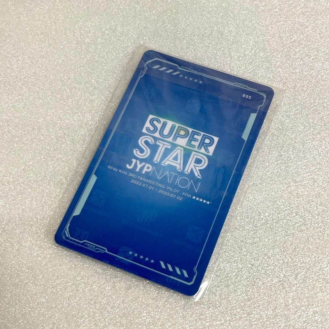 STRAY KIDS LEE KNOW Official Photocard 5 STAR Fan Meeting PILOT