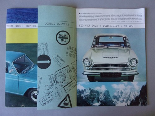 FORD CORTINA MK1 orig 1963 UK Mkt Full 16pp Sales Brochure - Picture 4 of 10