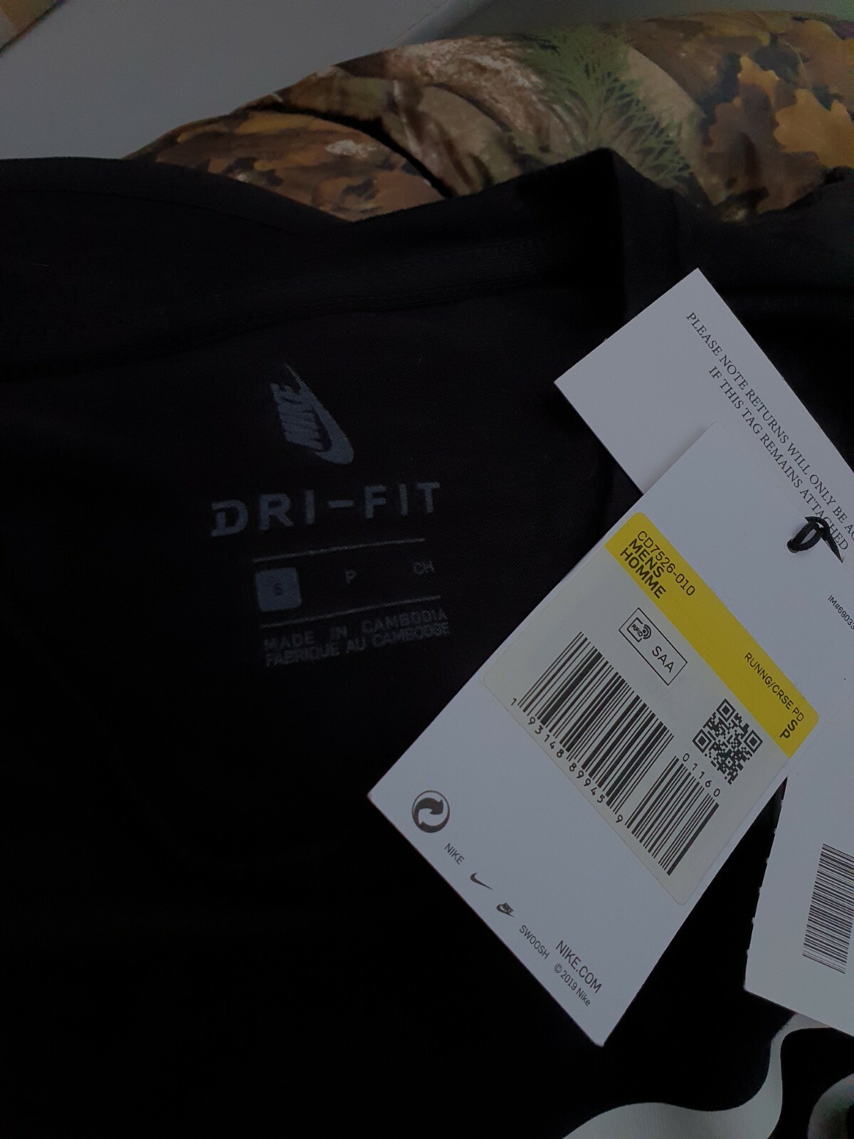 Nike x Undercover Jun Takashi Dri-Fit NRG TC tee black t-shirt size S small thumbnail 11