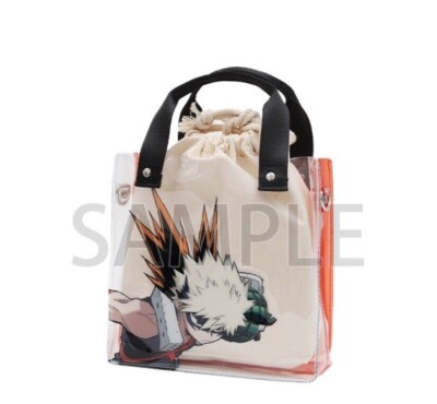 My Hero Academia Ultra Animation Exhibition Katsuki Bakugo Clear Bag Japan Neu