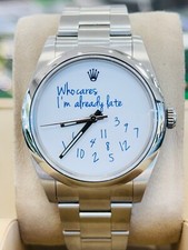 Rolex Oyster Perpetual 124300 Silver Oyster Bracelet with Silver Bezel