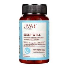 JIVA AYURVEDA SLEEP-WELL 120 TABLETS PURE AYURVEDIC AND HERBAL SUPPLEMENT
