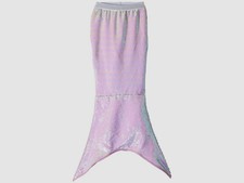  199 Shade Critters Girl's Kids Pink Sequined Mermaid Tail Swimwear Skirt Size L