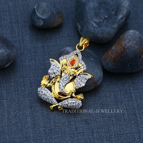 Fancy Gold Pendant, Mens Gift Jewelry 