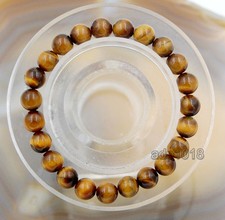8mm Handmade Natural Gemstone Round Beads Stretchy Bracelets 7.5 inches