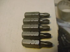 5x Zephyr ACR Phillips Insert Bit 2 1" 1/4" Hex Shank Removal  D1327XXR USA Made