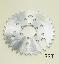 MOTORIZED BICYCLE SPROCKET 33T WORKS WITH MAG WHEELS OR THREE POINT ADAPTERS