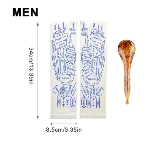 Acupressure Reflexology Foot Massage Socks with English Charts Pressure Point * - Bild 7 von 16
