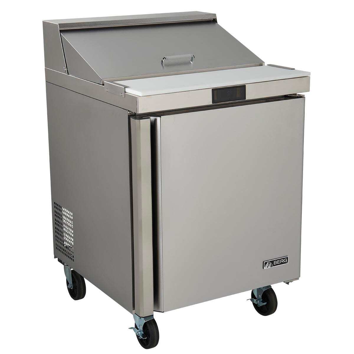 Berg EDST278B 8Pan 10" Cutting Board Sandwich/Salad Prep Table 27