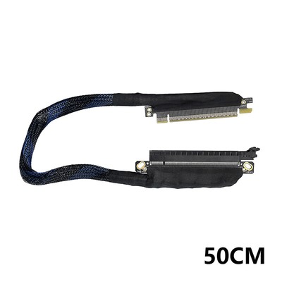 PCIE 5.0 X16 64GBS Graphics Card Extension Cable Plated GPU Extension Cable
